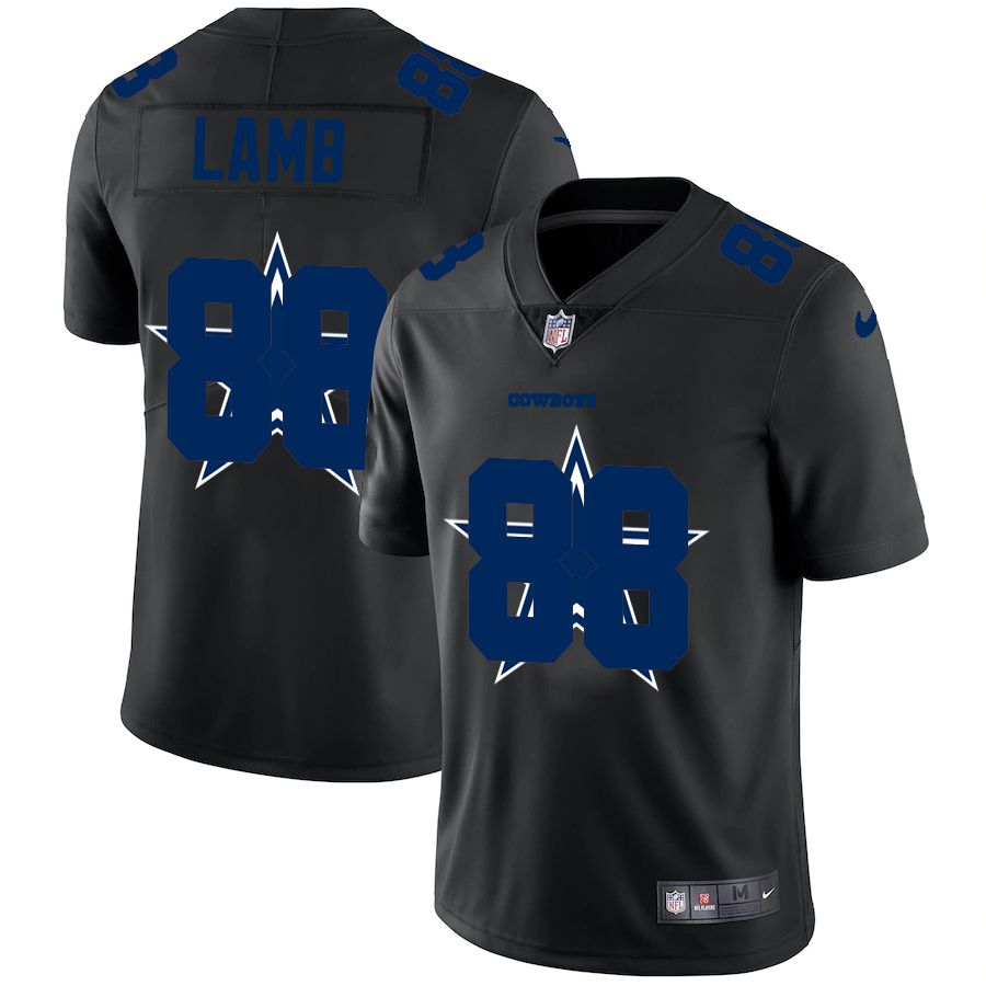 Men Dallas cowboys #88 Lamb Black shadow Nike NFL Jersey
